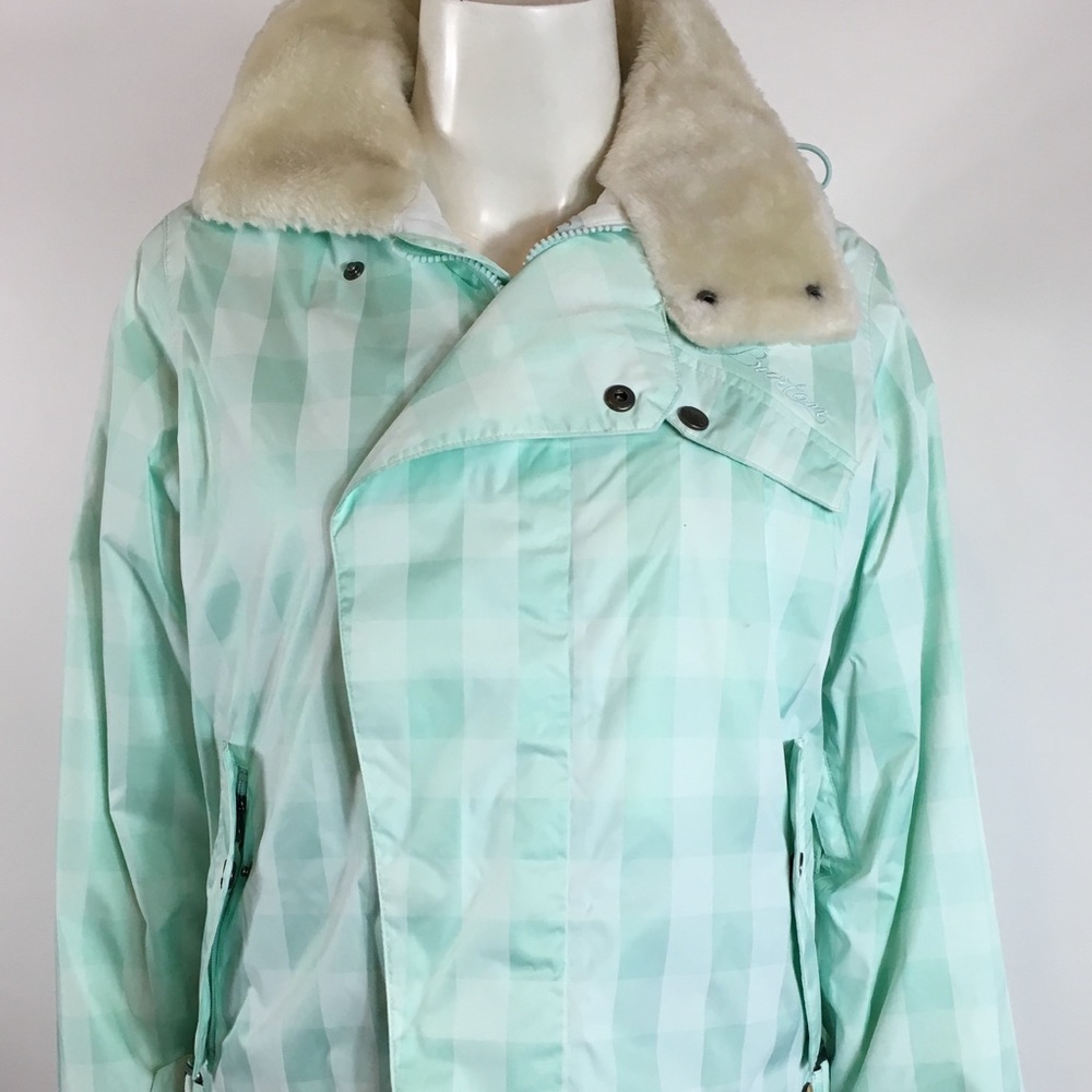 Burton SZ S Mint check ski/snowboarding jacket!